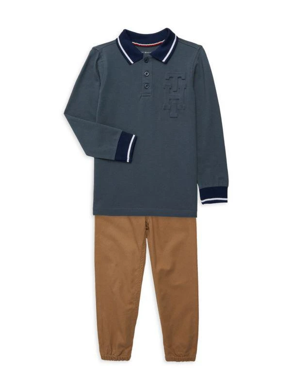 商品Tommy Hilfiger|Baby Boy’s 2-Piece Polo & Pants Set,价格¥72,第1张图片