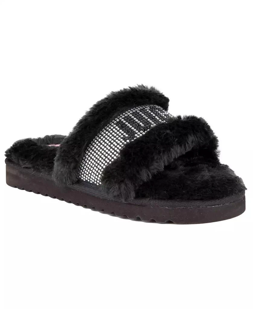 商品Juicy Couture|Women's Halo Faux Fur Slip-On Slippers,价格¥337,第1张图片