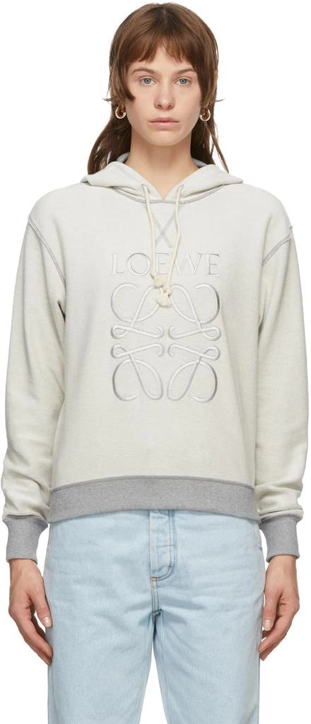 商品Loewe|Grey Anagram Hoodie,价格¥6479,第1张图片