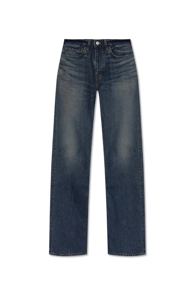 商品Balenciaga|Balenciaga Logo Patch Bootcut Jeans,价格¥4475,第1张图片