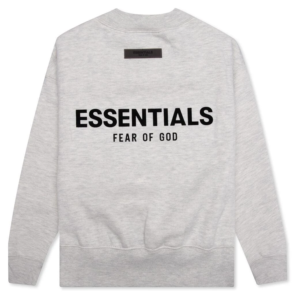 商品Essentials|Fear of God Essentials Kid's Core Crewneck - Light Oatmeal,价格¥418,第1张图片