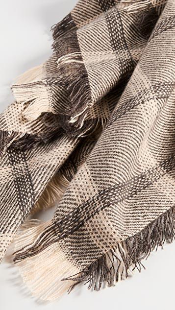商品Madewell|Denvale 格子围巾,价格¥433,第5张图片详细描述