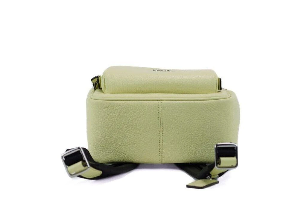 商品Coach|COACH Mini Court Pale Lime Pebbled Leather Shoulder Backpack Bag,价格¥2489,第4张图片详细描述