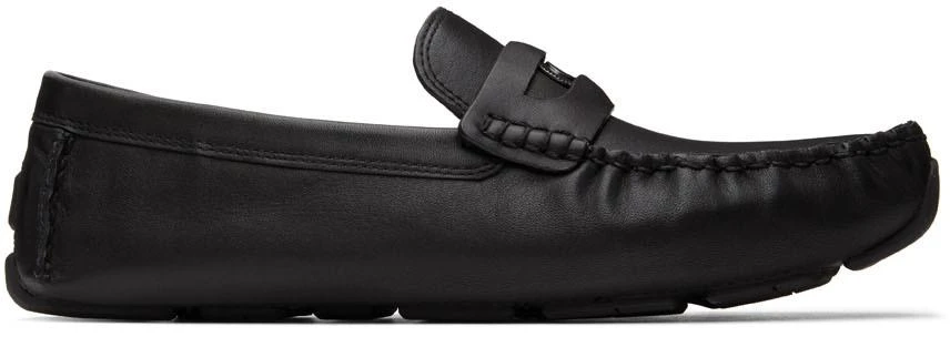 商品Coach|Black Leather Coin Loafers,价格¥862,第1张图片