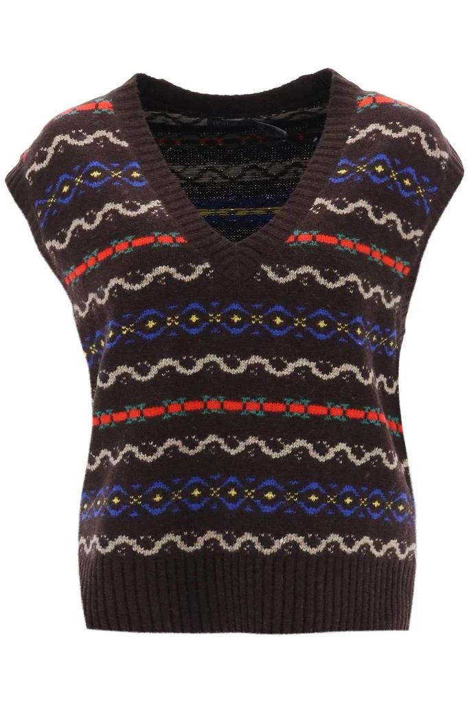 商品Ralph Lauren|Fair Isle motif knitted vest,价格¥1565,第1张图片