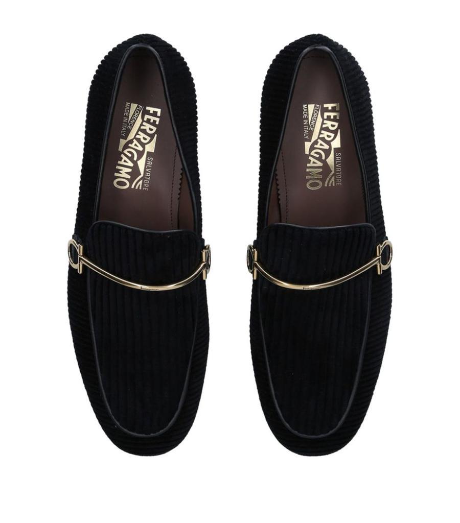 商品Salvatore Ferragamo|Velvet New York Loafers,价格¥5850,第6张图片详细描述