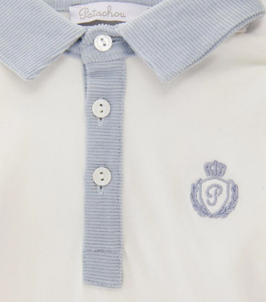 商品Patachou|Long-Sleeved Polo Shirt (6-24 Months),价格¥361,第3张图片详细描述