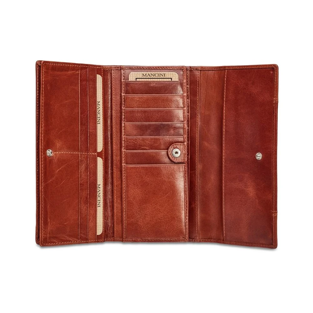 Casablanca Collection RFID Secure Ladies Trifold Wing Wallet 商品