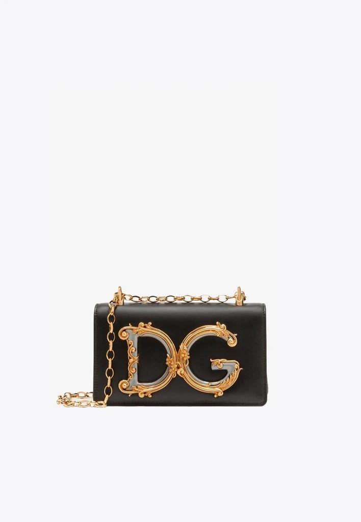 商品Dolce & Gabbana|DG Girls Calfskin Chain Phone Bag,价格¥19639,第1张图片