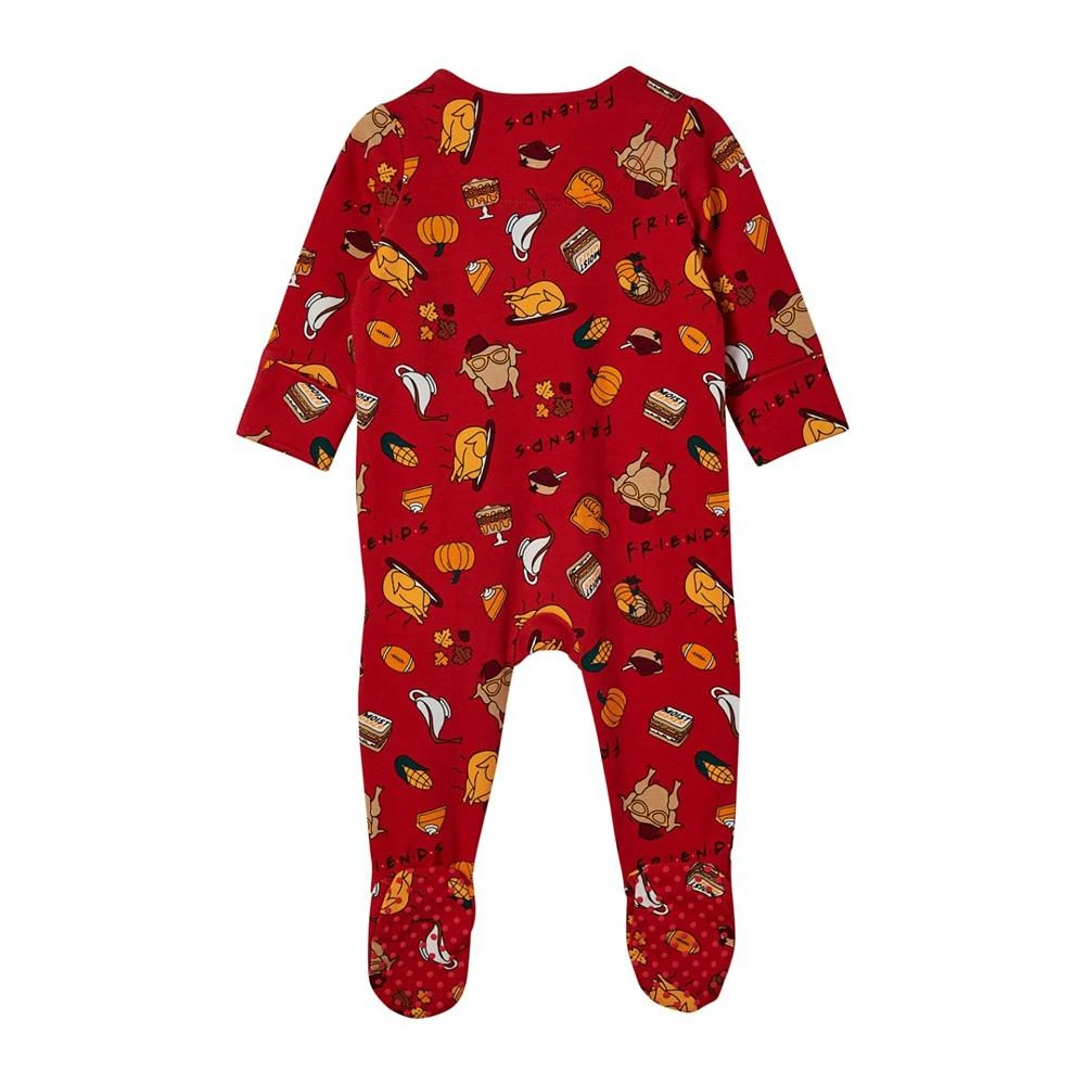 商品Cotton On|Baby Boys Friends Thanksgiving Long Sleeve Zip Coverall,价格¥202,第2张图片详细描述