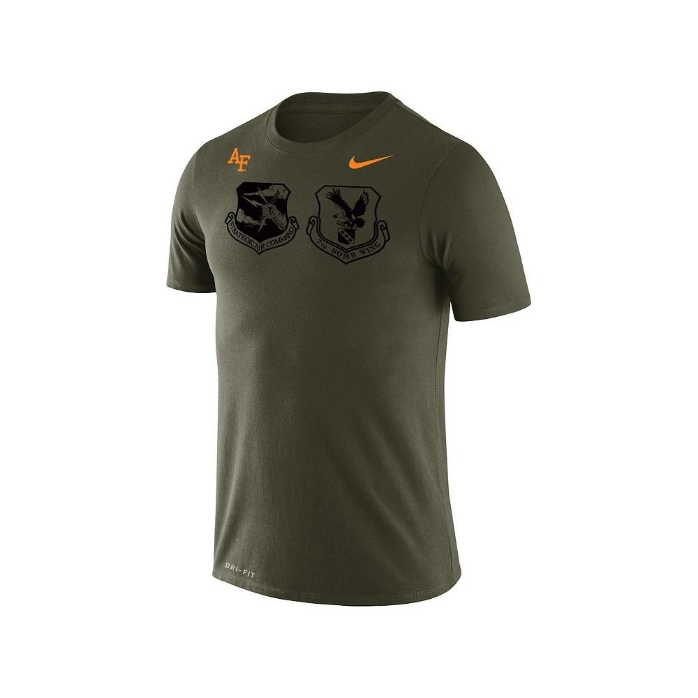 商品NIKE|Men's Olive Air Force Falcons Rivalry Badge Legend T-shirt,价格¥263,第3张图片详细描述