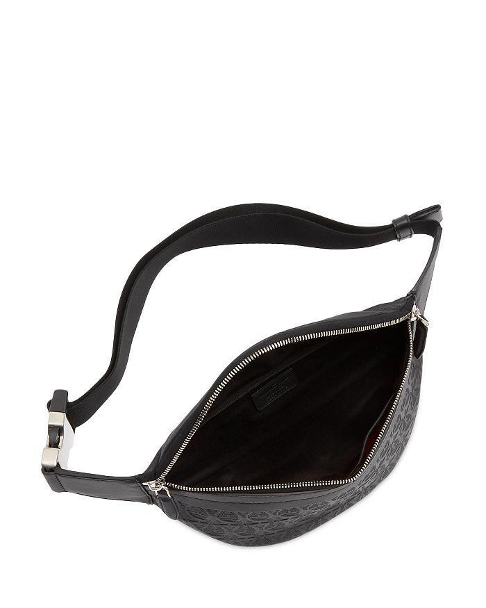商品Salvatore Ferragamo|Travel Gancini Embossed Leather Belt Bag,价格¥8805,第5张图片详细描述