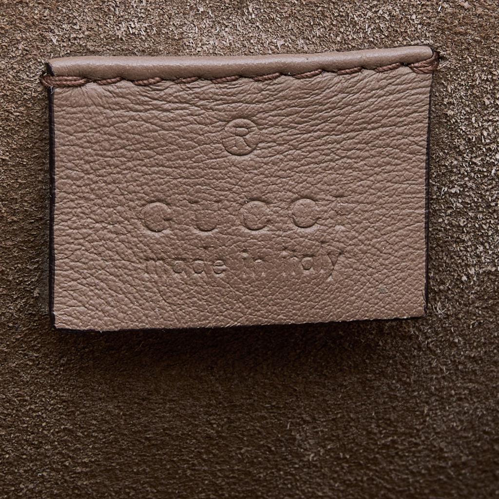 Gucci Beige GG Supreme Canvas and Suede Medium Dionysus Shoulder Bag商品第9张图片规格展示