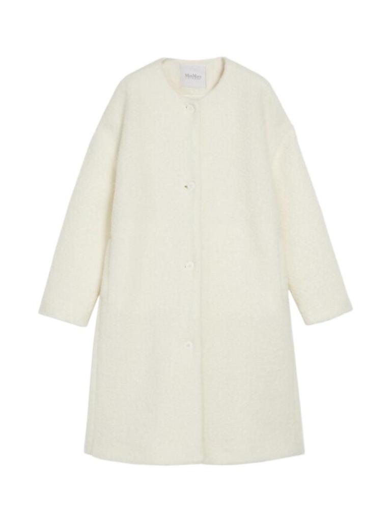 Max Mara Women's  White Other Materials Coat商品第1张图片规格展示