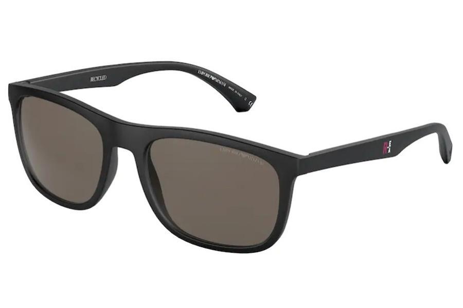 商品Emporio Armani|Brown Square Mens Sunglasses EA4158F 5869/3 58,价格¥369,第1张图片