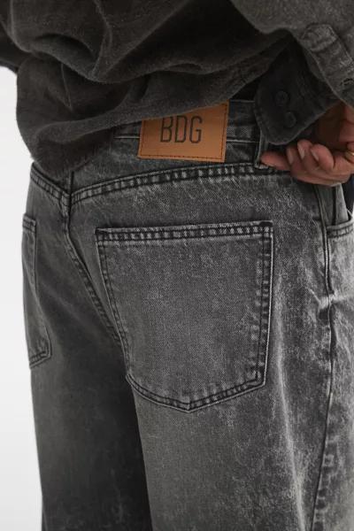 BDG Big Jack Relaxed Fit Jean – Washed Black商品第4张图片规格展示