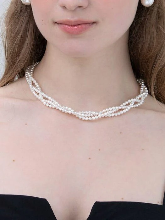 商品FANTASTIC PLANET|Romantique pearl necklace,价格¥933,第4张图片详细描述