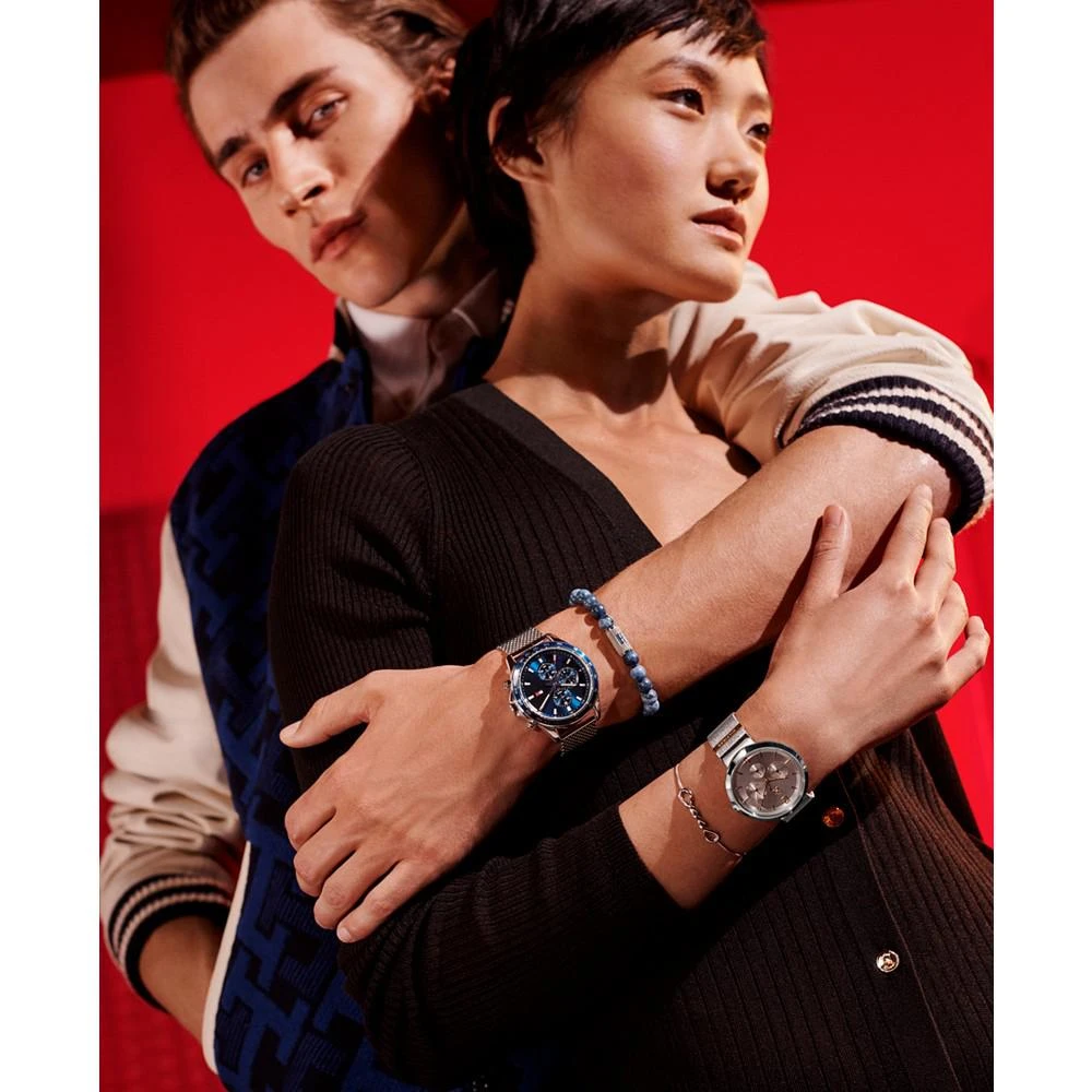 商品Tommy Hilfiger|Women's Stainless Steel Mesh Bracelet Watch 40mm,价格¥868,第5张图片详细描述