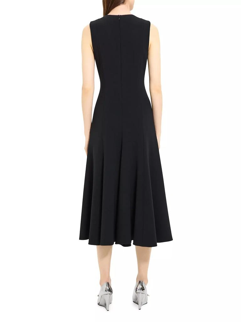 商品Theory|Crepe Seamed Midi-Dress,价格¥1227,第5张图片详细描述