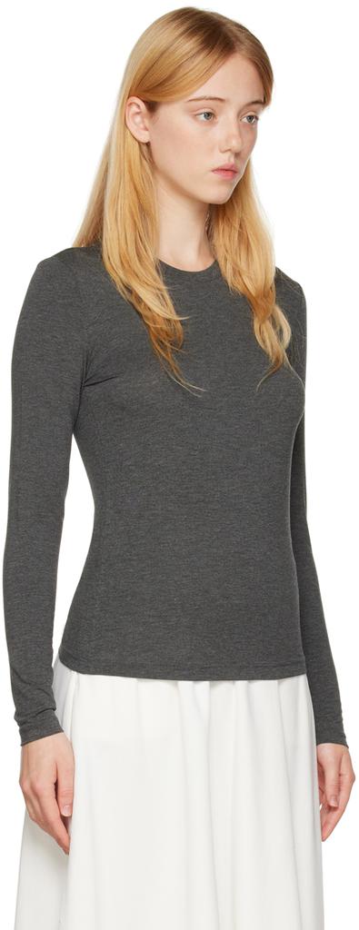 Gray Livigno Long-Sleeve T-Shirt商品第2张图片规格展示