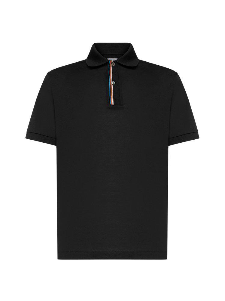 商品Paul Smith|Paul Smith Short-Sleeved Striped Trim Polo Shirt,价格¥1202,第1张图片