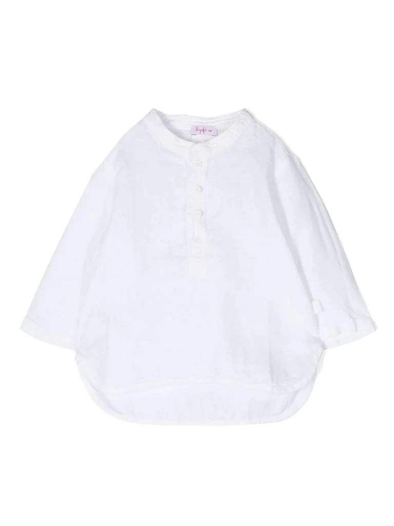 商品IL GUFO|White Linen Coreana Shirt,价格¥864,第1张图片