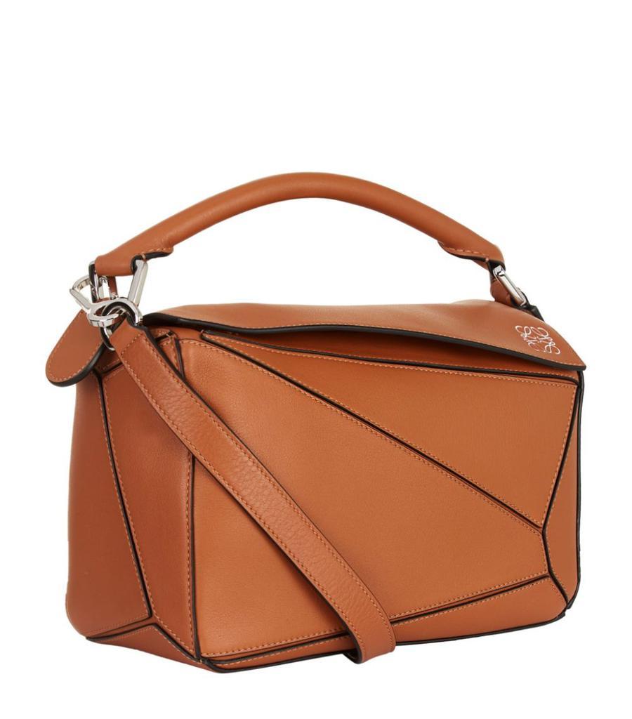 商品Loewe|Small Leather Puzzle Top-Handle Bag,价格¥21486,第5张图片详细描述