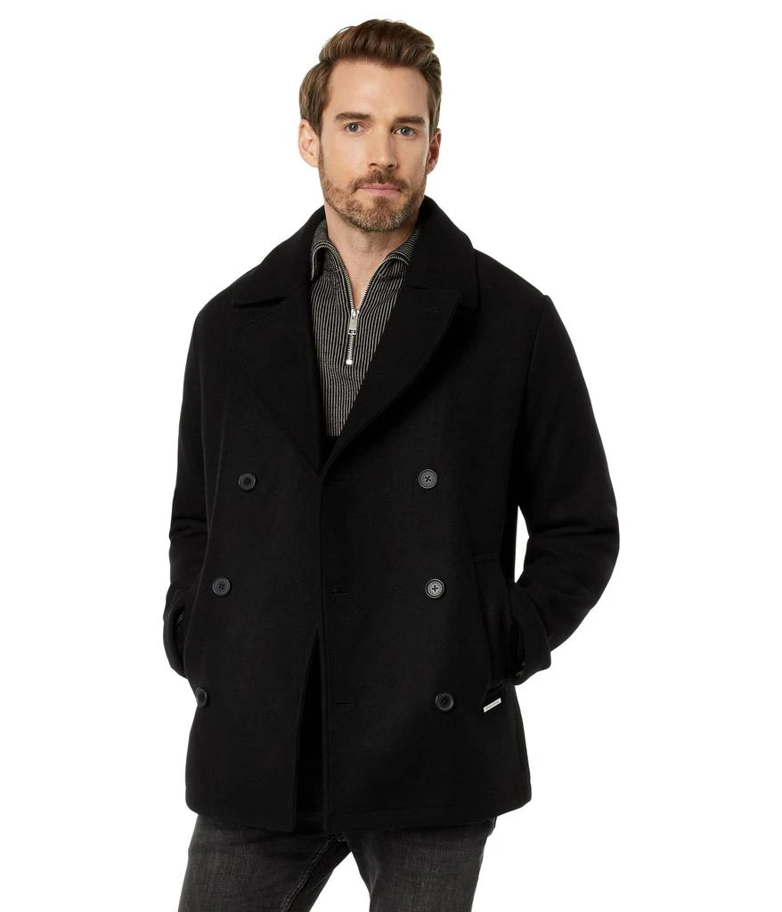 商品Armani Exchange|Double-Breasted Peacoat,价格¥2395,第1张图片