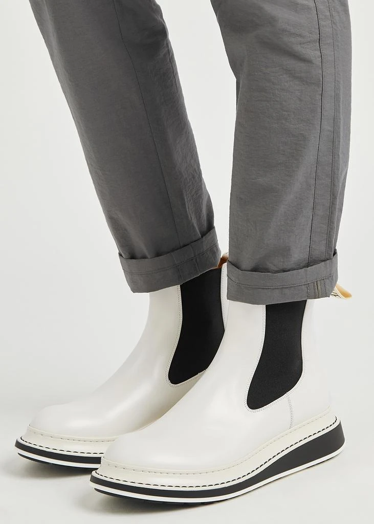商品Loewe|White leather Chelsea boots,价格¥4323,第5张图片详细描述