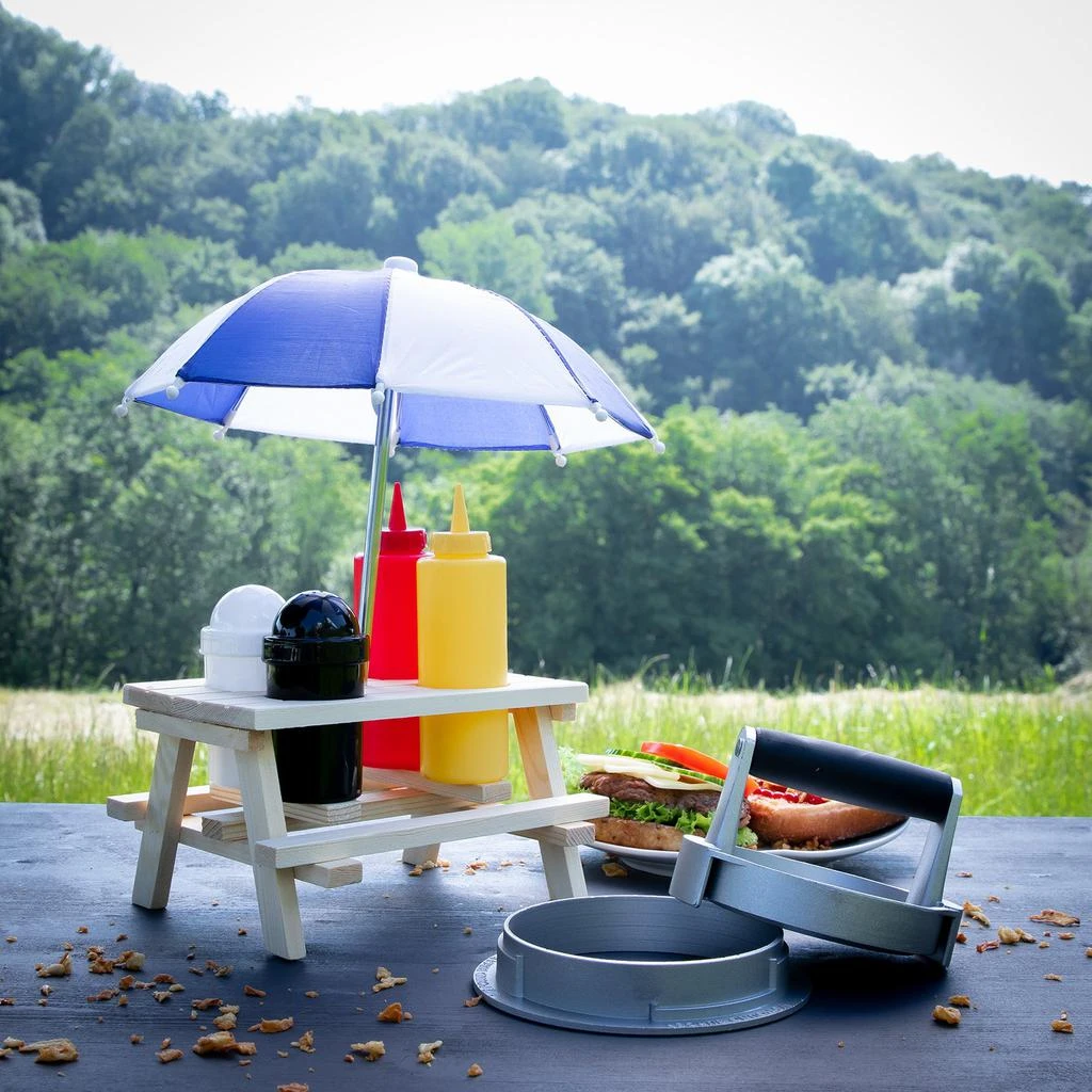 商品Kuchenprofi|Picnic Condiment Set for Ketchup, Mustard, Salt & Pepper, 6 Piece Set,价格¥241,第2张图片详细描述