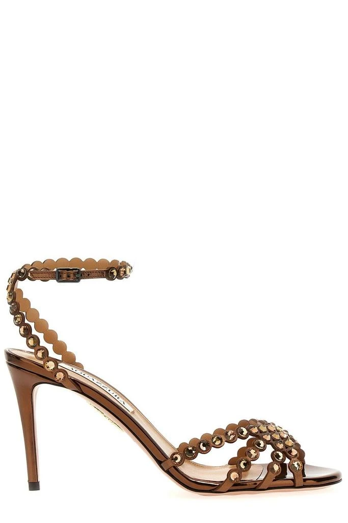 商品Aquazzura|Aquazzura Tequila Embellished Open Toe Sandals,价格¥5270,第1张图片