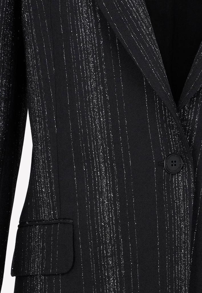 商品Stella McCartney|Tailored Lurex Striped Blazer,价格¥7157,第6张图片详细描述