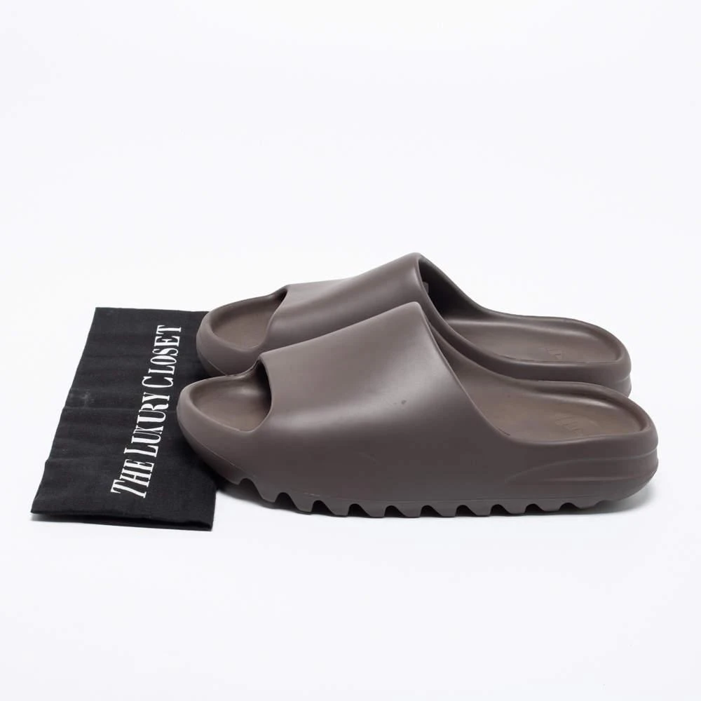 Yeezy x Adidas Brown Rubber Onyx Slides Size 43 商品