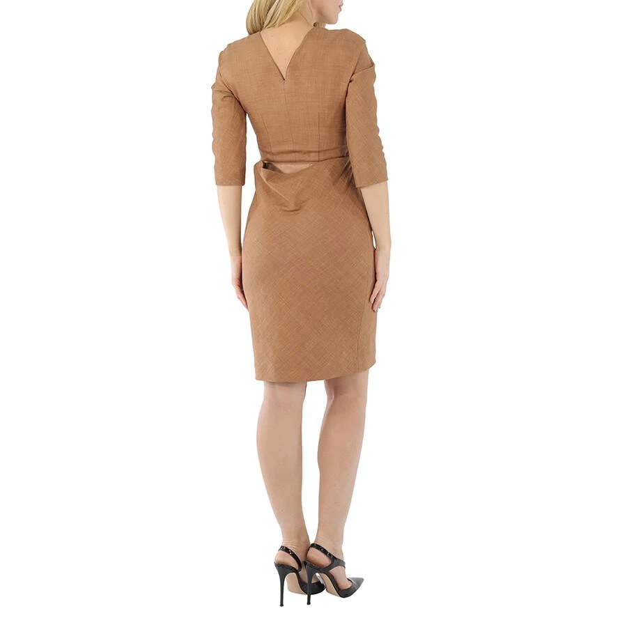 商品Burberry|Ladies Bronze Double Waist Shift Dress,价格¥1822,第3张图片详细描述