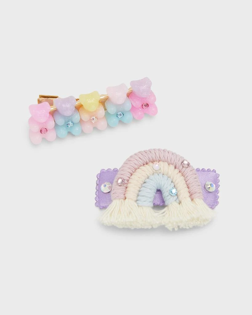 商品Bari Lynn|Rainbows Gummy Bears 2 clip set,价格¥201,第1张图片