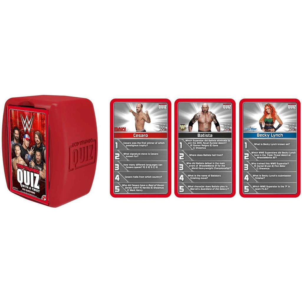 商品The Hut|Top Trumps Quiz Game - WWE Edition,价格¥81,第2张图片详细描述