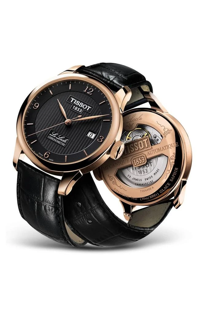 商品Tissot|Men's Le Locle Automatic Petite Seconde Watch, 39.3mm,价格¥4036,第2张图片详细描述