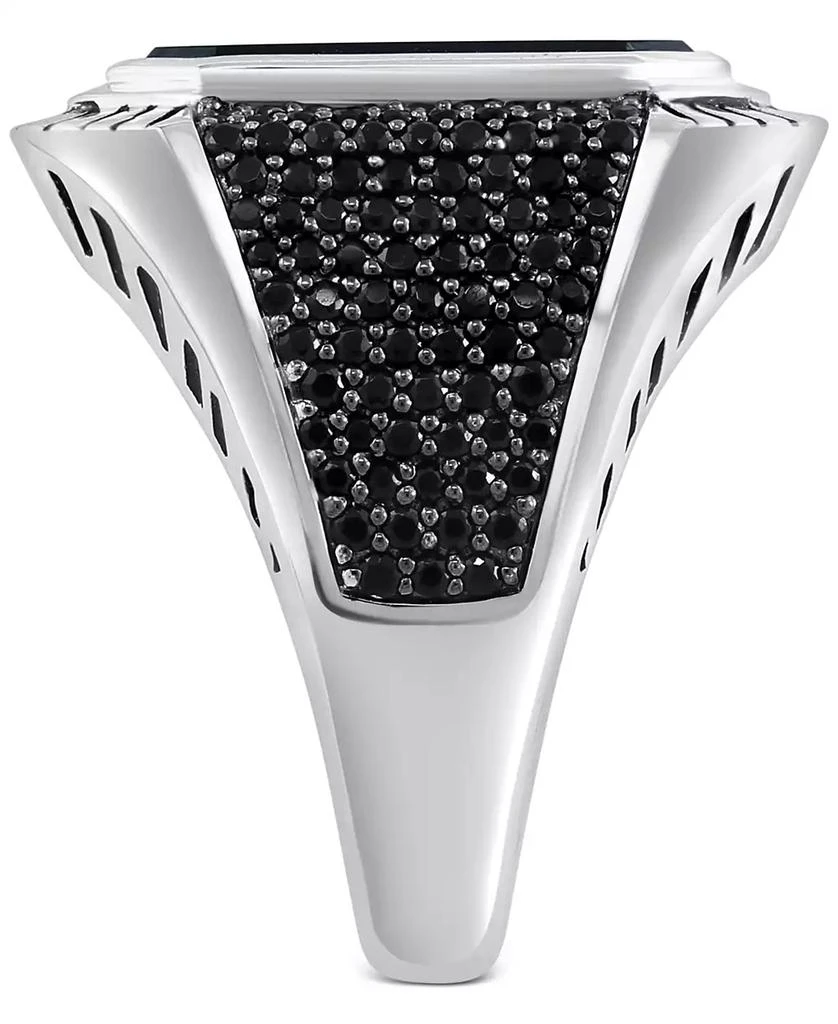 商品Effy|EFFY® Men's Onyx & Black Spinel Statement Ring in Sterling Silver,价格¥2509,第3张图片详细描述