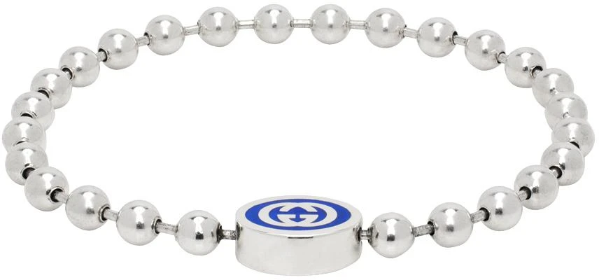 商品Gucci|Silver Ball Chain Bracelet,价格¥3094,第1张图片