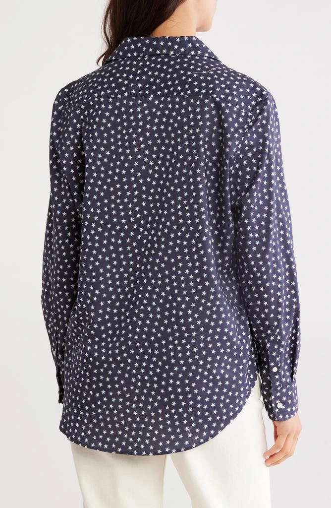 商品Frank & Eileen|Eileen Star Print Relaxed Button-Up Shirt,价格¥365,第2张图片详细描述