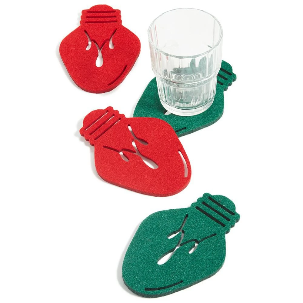 商品The Cellar|4-Pc. Lightbulb Coasters Set, Created for Macy's,价格¥31,第1张图片
