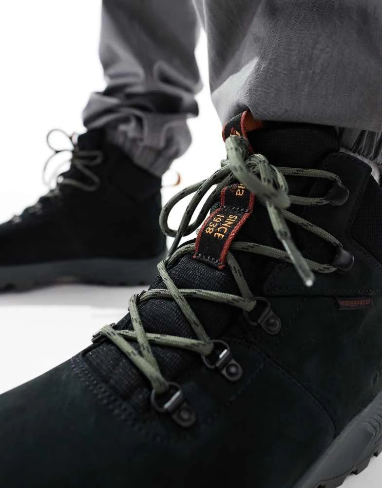 商品Columbia|Columbia Landroamer Explorer WP waterproof nubuck hiking boots in black,价格¥1018,第3张图片详细描述