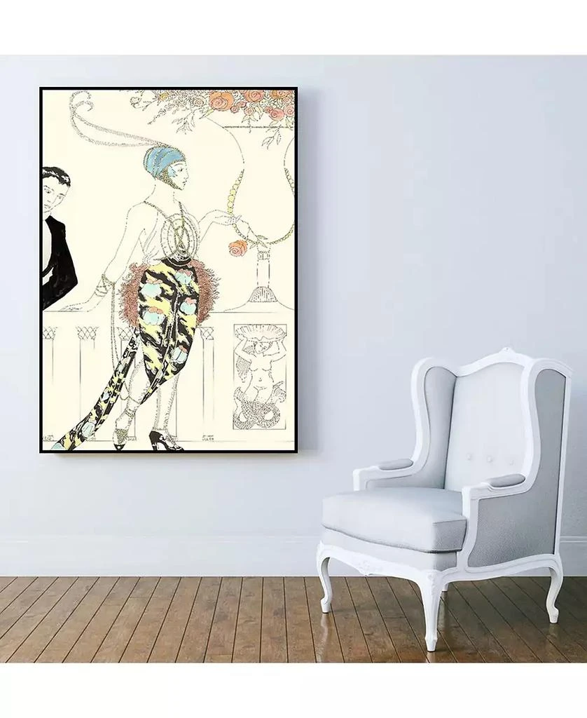 24" x 18" Arte Deco Fashion II Art Block Framed Canvas 商品