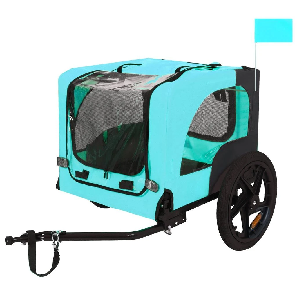 商品Streamdale Furniture|Streamdale Pet Bike Trailer - Folding, Quick Release, Leash,价格¥1567,第2张图片详细描述