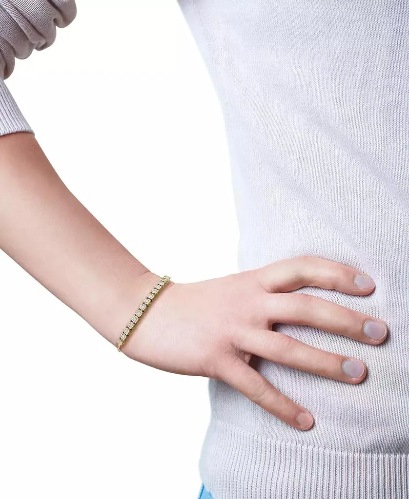 商品Wrapped|Diamond Bolo Bracelet (1/2 ct. t.w.) in Sterling Silver, 14k Gold-Plated Sterling Silver or 14k Rose Gold-Plated Sterling Silver, Created for Macy's,价格¥3122,第3张图片详细描述