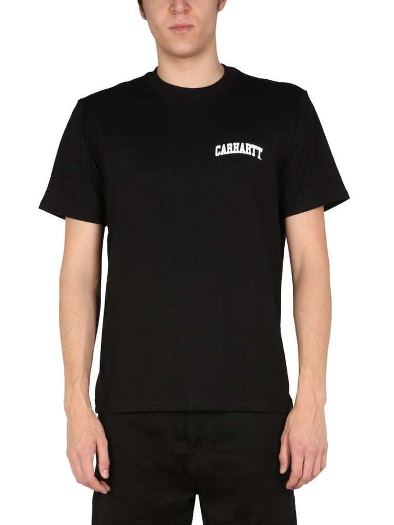 商品Carhartt|Carhartt WIP Logo Print Crewneck T-Shirt,价格¥124,第1张图片
