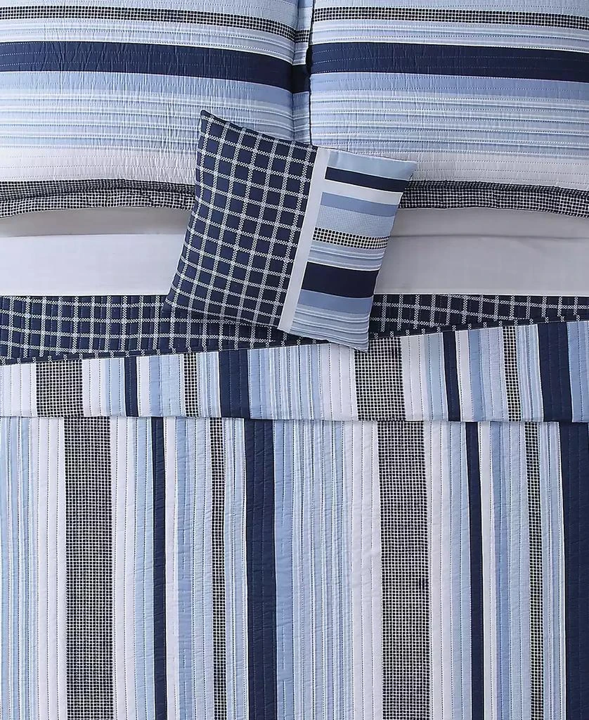 商品Macy's|Kids Mason Stripe Reversible 3-Pc. Quilt Set,价格¥671,第5张图片详细描述
