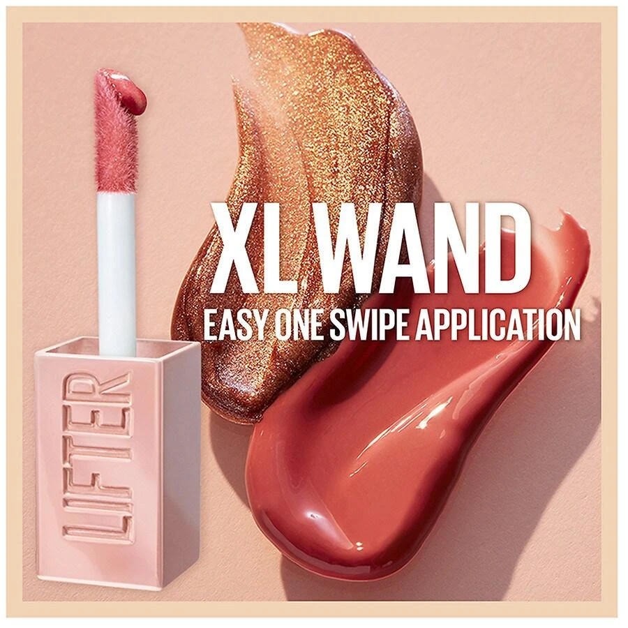 商品Maybelline Lifter Gloss|Lip Gloss Makeup With Hyaluronic Acid, Bronzed,价格¥93,第5张图片详细描述
