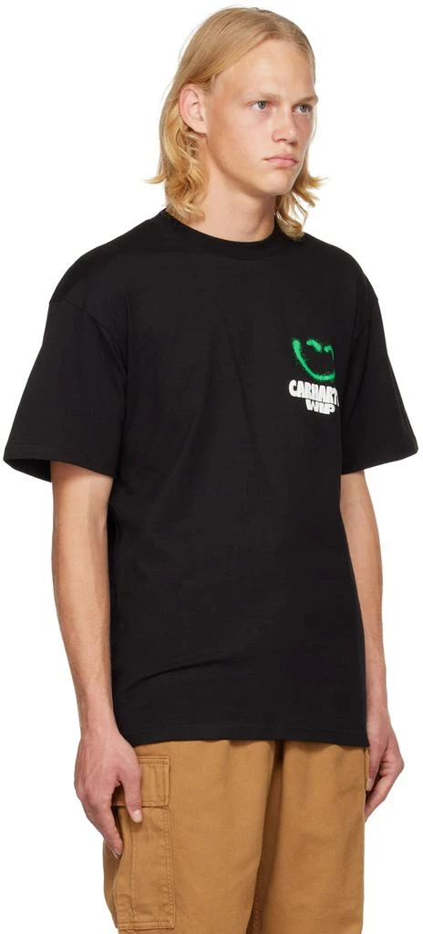 商品Carhartt WIP|Black Happy Script T-Shirt,价格¥216,第2张图片详细描述