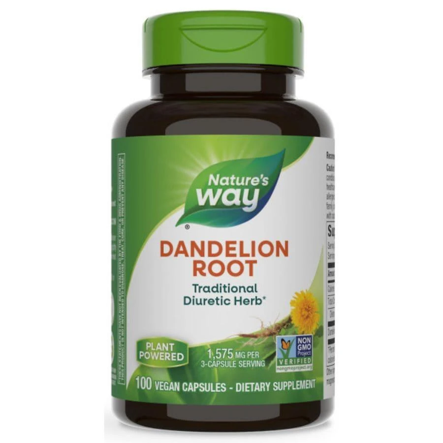 商品Nature's Way|Premium Herbal Dandelion Root 540 mg Dietary Supplement Capsules,价格¥83,第1张图片